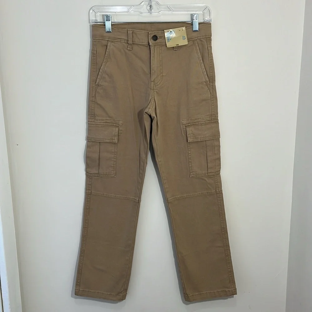 Thereabouts Boy’s Khaki Cargo Pants Size 12 - Picture 2 of 5